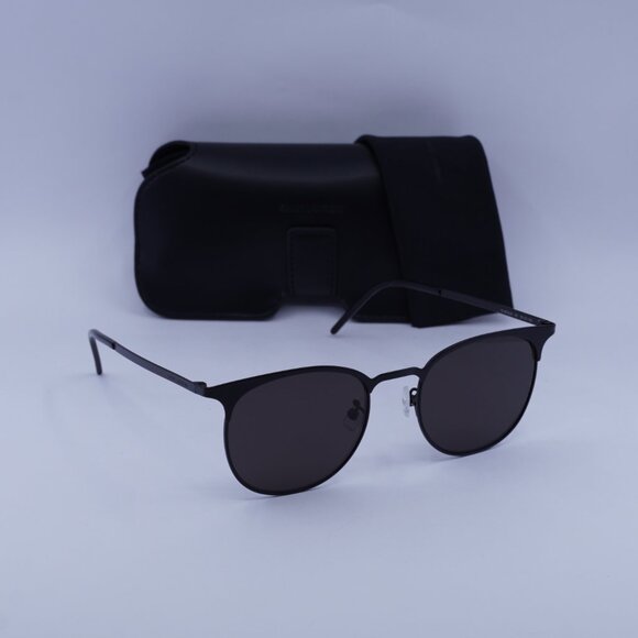 Saint Laurent SL 350 SLIM 001 Square Sunglasses - Black - Picture 6 of 8